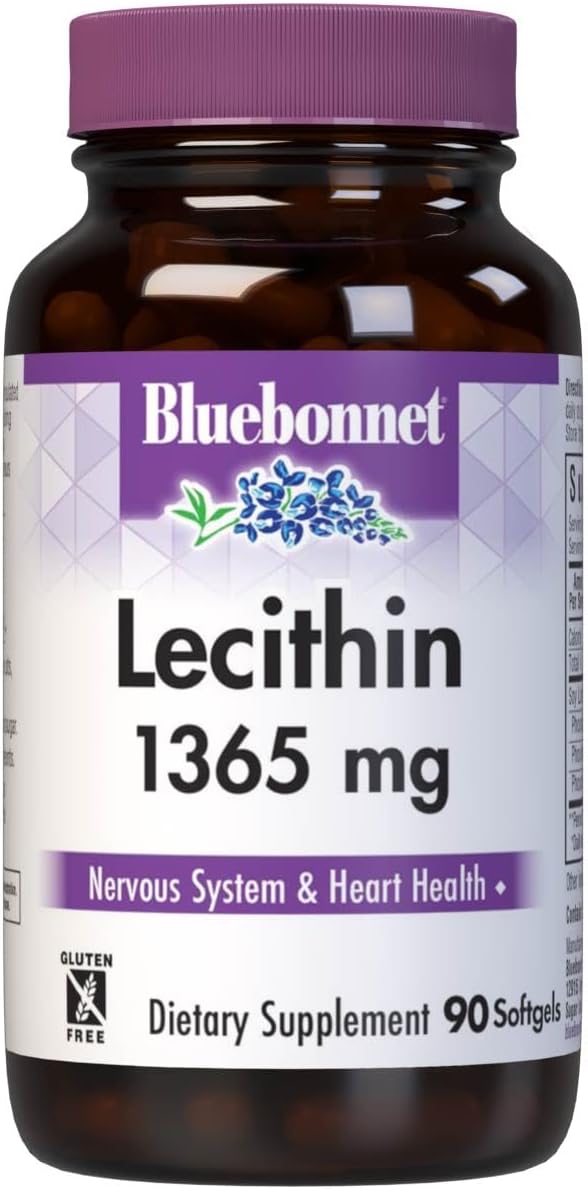 Bluebonnet Lecithin 1365mg, 90 Count90 Count8 Ounces