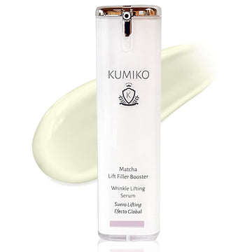 KUMIKO Lift Filler Booster - Serum with Matcha Tea Extract, Hyaluronic Acid - Anti-Aging - Lifting Effect - Skin Elasticity, Firmness - Line Correcting - Cruelty Free & Vegan - Clean Beauty - 4.97