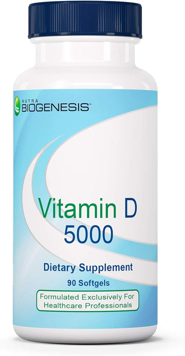 Nutra BioGenesis - Vitamin D 5000 - Vitamin D3 5000 IU to Help Support