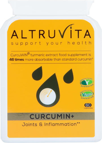 Altruvita Curcumin+ | 500mg | 60 Days Supply | 46 x more absorbable | 43 Grams