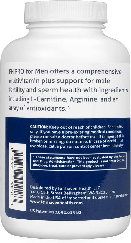 Fairhaven Health FH Pro for Men | Premium Fertility Supplement for Men