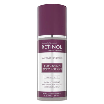 Retinol Anti-Aging Body Lotion – Corrective & Preventative Relief For Dry Skin With The Original Retinol – Luxurious Treatment Smooths Dry, aky Skin w/ Botanical Moisturizers & Vitamin A