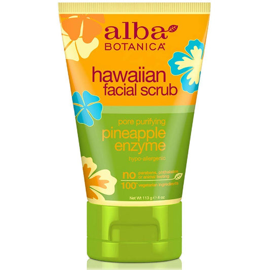 Esupli.com Alba Botanica Hawaiian Facial Scrub, Pore Purifying Pineappl