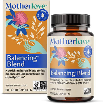 Motherlove Balancing Blend (60 Liquid caps) Herbal Supplement for Peri