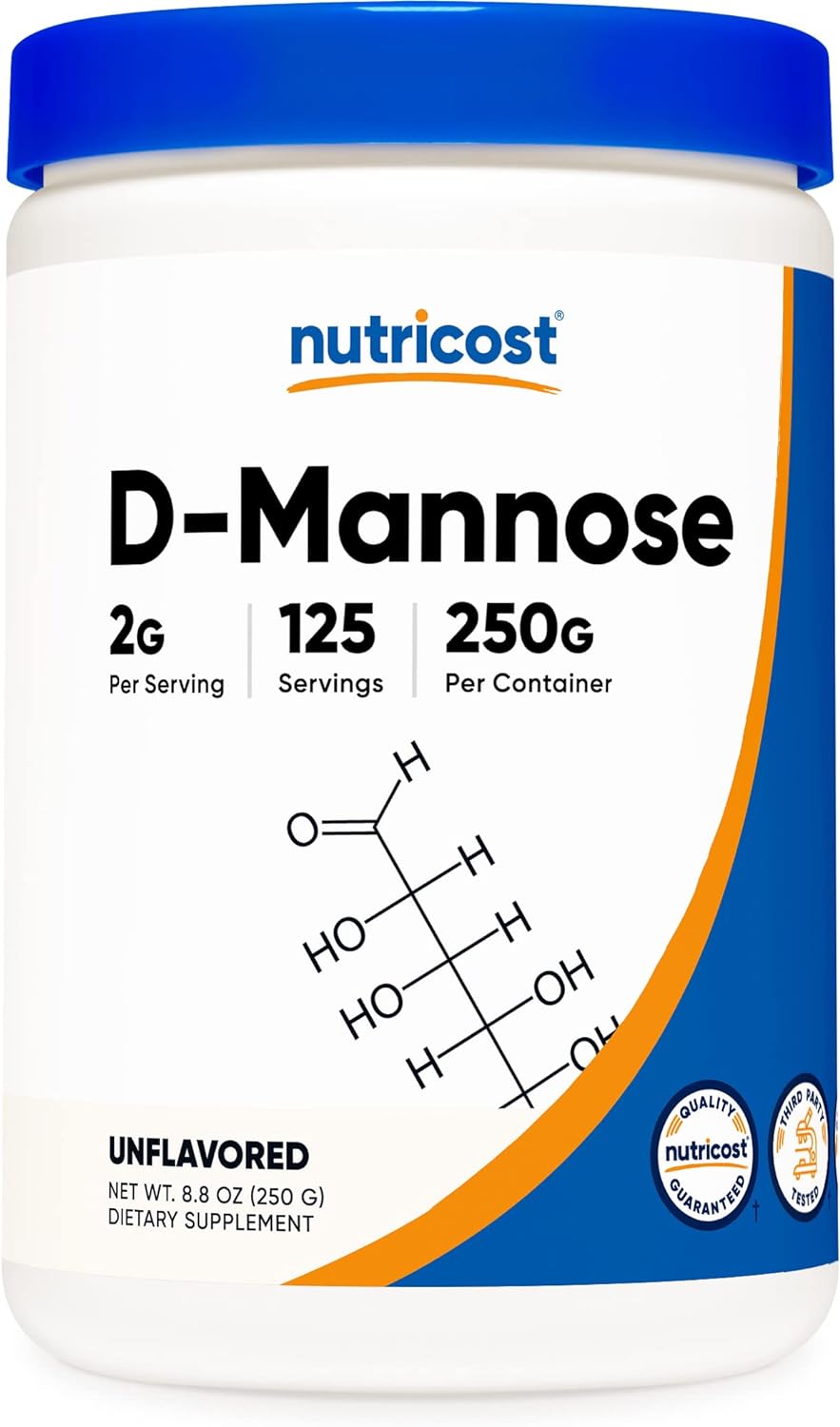 Nutricost D-Mannose Powder 250 Grams - Non-GMO and Gluten Free