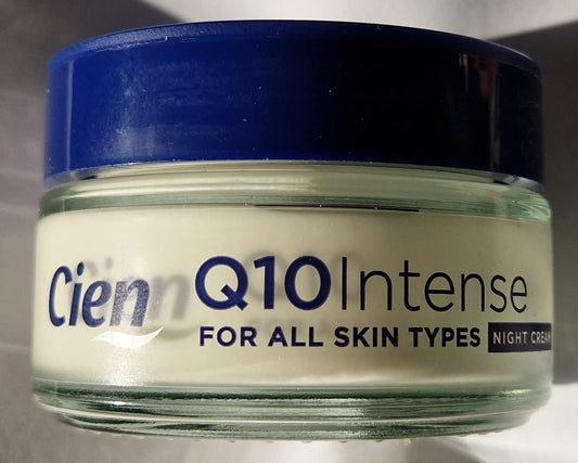 Cien Anti-Wrinkle Night Cream with Q10, Hyaluronic Acid and Vitamin E 50