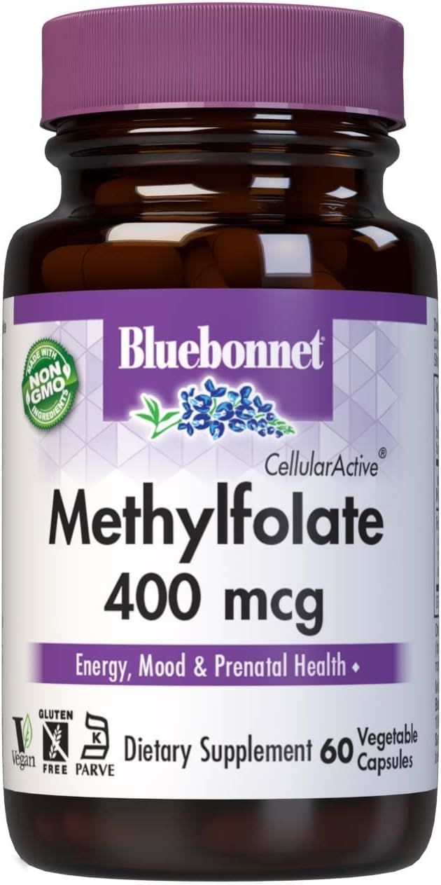 Bluebonnet Nutrition CellularActive Methylfolate 400 mcg ? Formulated