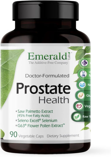 Emerald Labs Prostate Health - Daily Supplement for Men with Saw Palme