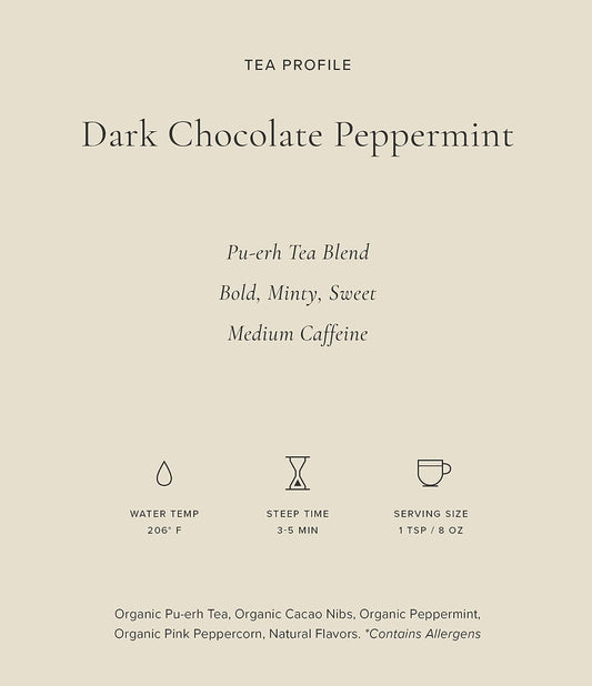 Art of Tea | Dark Chocolate Peppermint  | Artisan Loose Leaf Tea Tin
