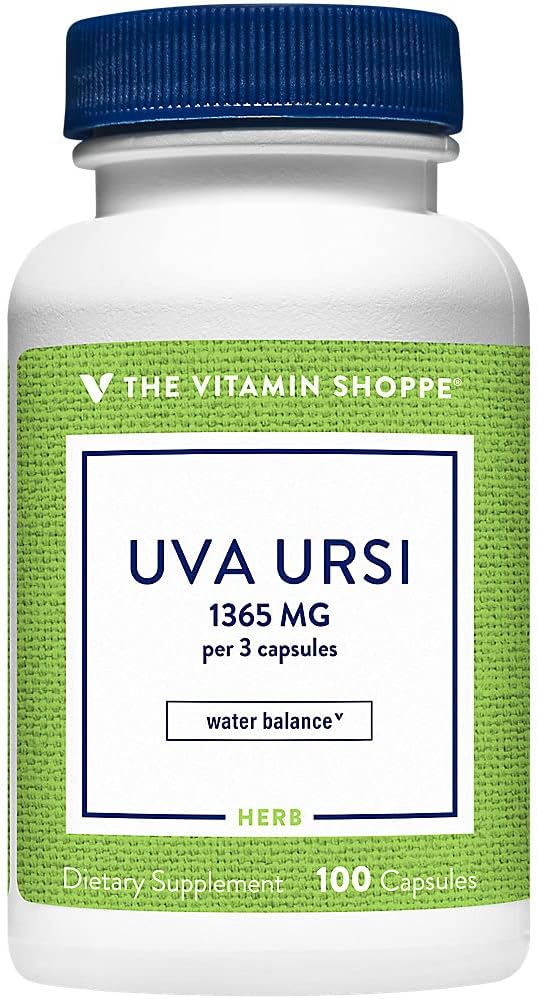 The Vitamin Shoppe Uva Ursi 1,365Mg, Supports Fluid Balance, Supports