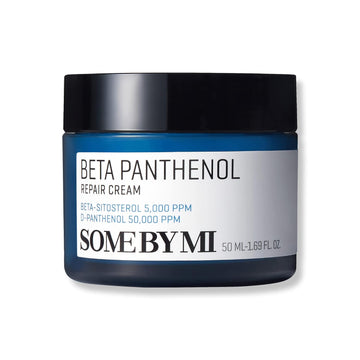 SOME BY MI Beta-Panthenol Repair Cream - 1.69, 50 - Rebuilding Skin Barrier with Beta-Sitosterol and D-Panthenol for Damaged Skin - Daily Moisturizer with Anti-Wrinkle Effect - Facial Skin Care