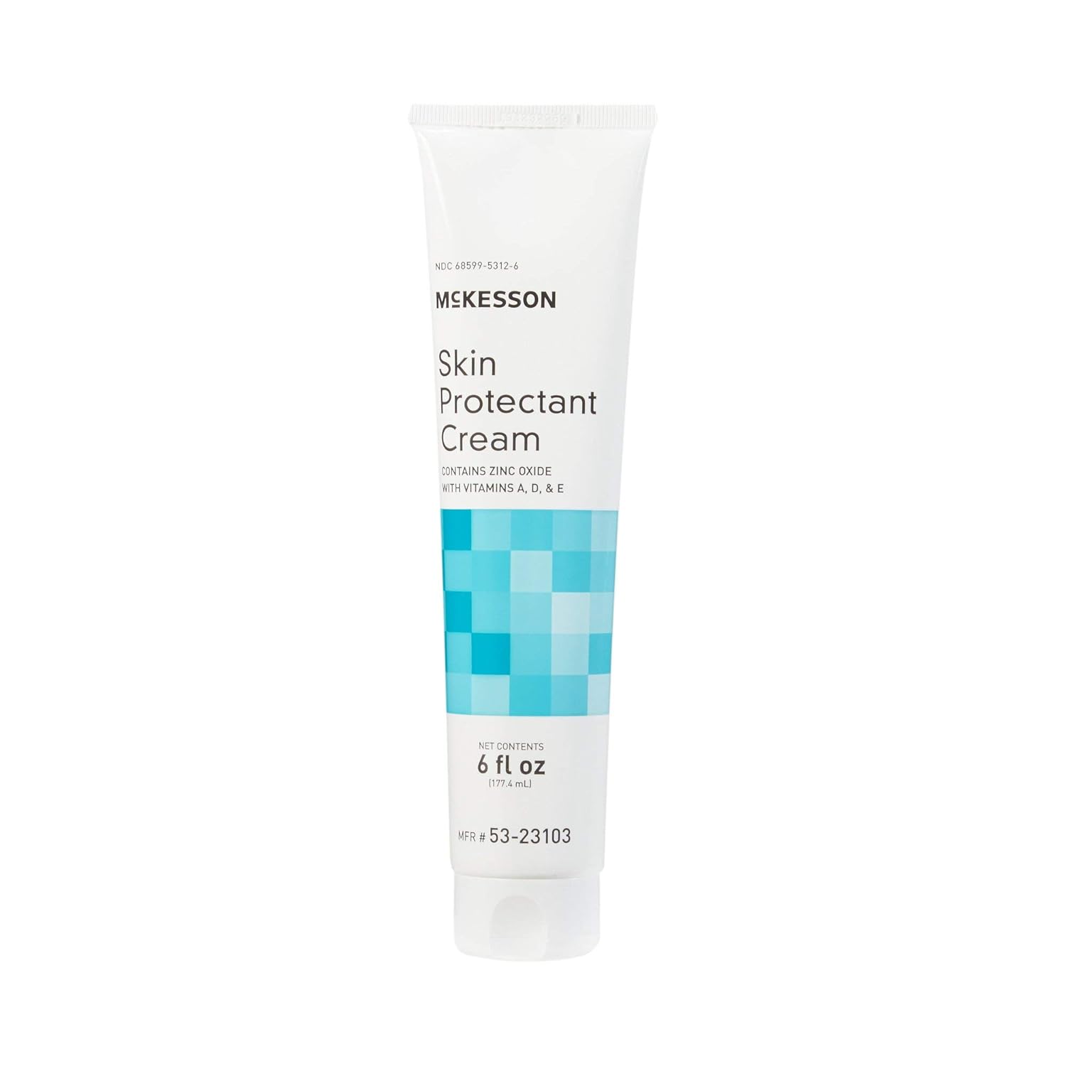 McKesson Skin Protectant Cream, Zinc Oxide, Vitamins A, D, and E, 6 oz