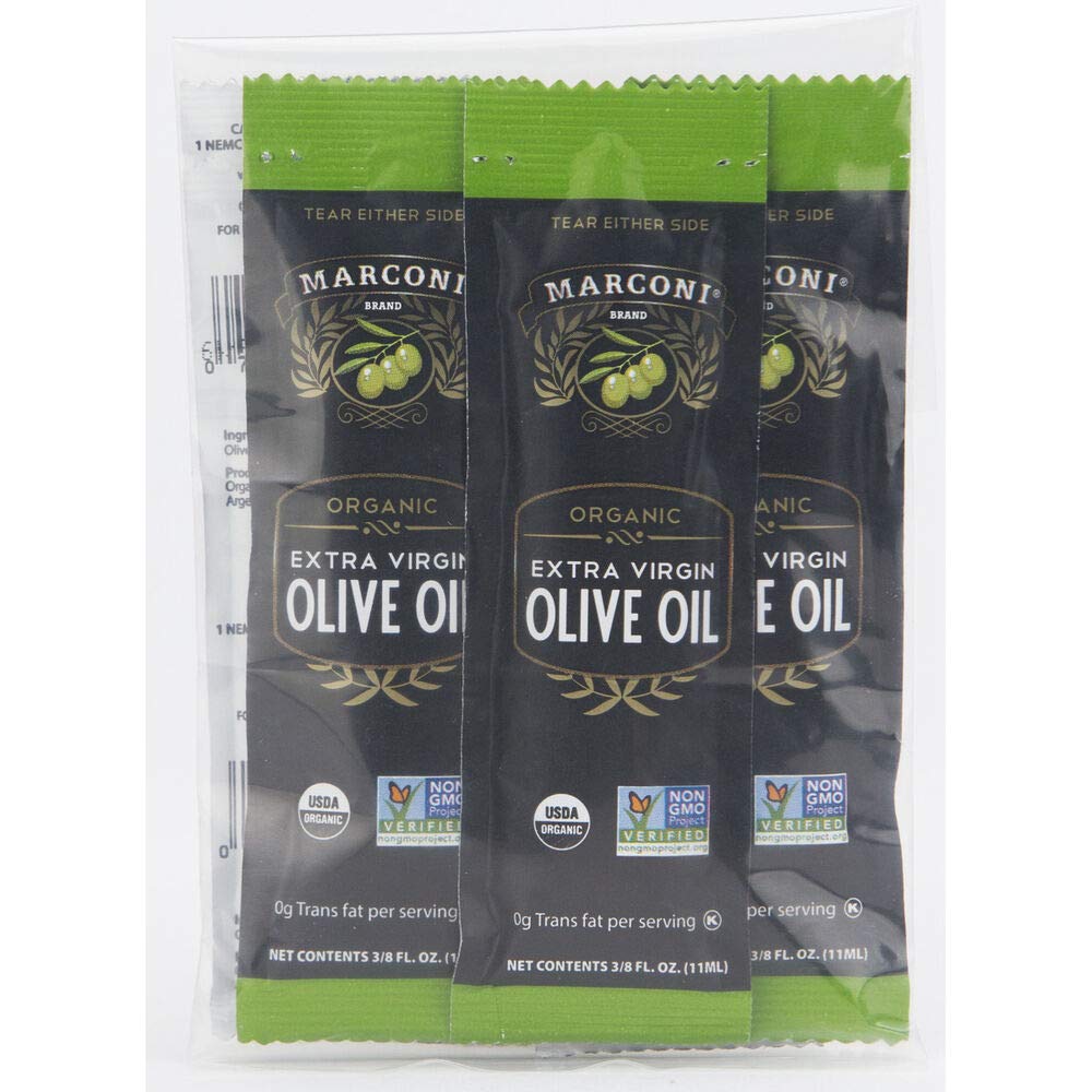 Backpacker's Pantry Organic Extra Virgin Olive Oil Packet, 11 ml/Packet, 6 Pack, Freeze Dried Food, Non GMO, (Packaging