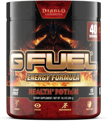 G Fuel Diablo Immortal Energy Powder, Sugar Free, Clean Caffeine Focus