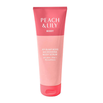 Peach & Lily KP Bump Boss Microderm Body Scrub | 10% AHA (7% Glycolic Acid + 3% Lactic Acid) | Smooth, Silky-Soft And Radiant Skin | Clean, Non-Toxic, Cruelty-Free | 8.11