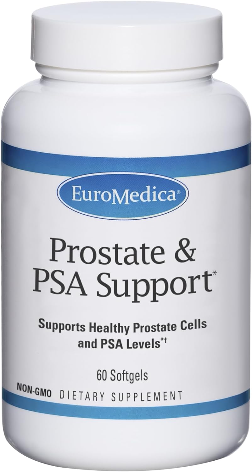 Euromedica Prostate & PSA Support - 60 Softgels - Supports Healthy Pro