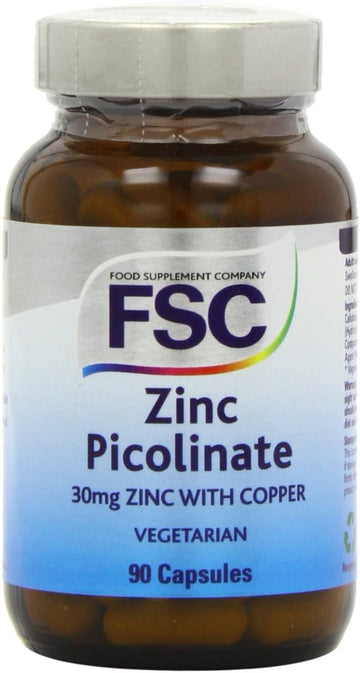 FSC 30mg Zinc Picolinate and Copper 90 Tablets

136.08 Grams