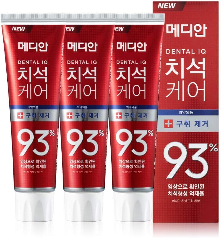 Median Advanced Tartar Toothpaste 86% Scaler Max 1x3bottle/(4.2x3bottle) Amore Pacific