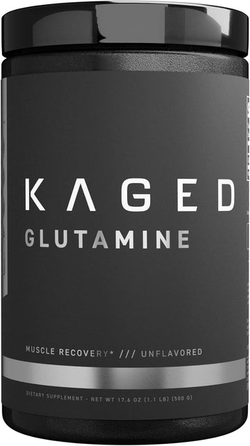 Kaged L-Glutamine Powder 500 Gram, Vegan, Support Recovery,