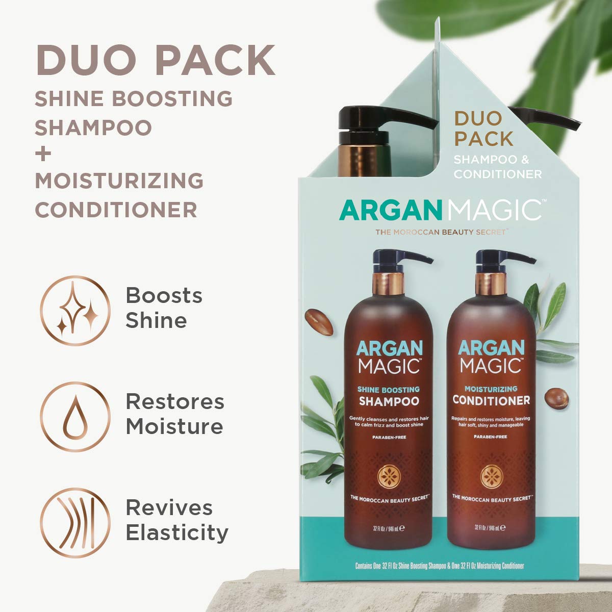 Esupli.com Argan Magic Shine Boosting Shampoo & Moisturizing Conditione