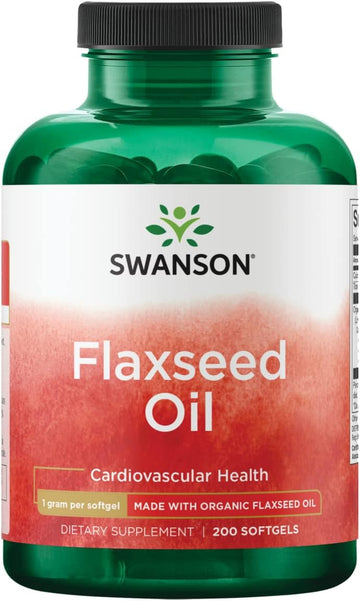 Swanson axseed Oil (Omegatru) 1000 Milligrams 200 Sgels