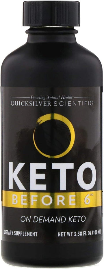 Quicksilver Scientific Keto Before 6 Liquid - Enjoy Carbs While on Ket7.37 Ounces