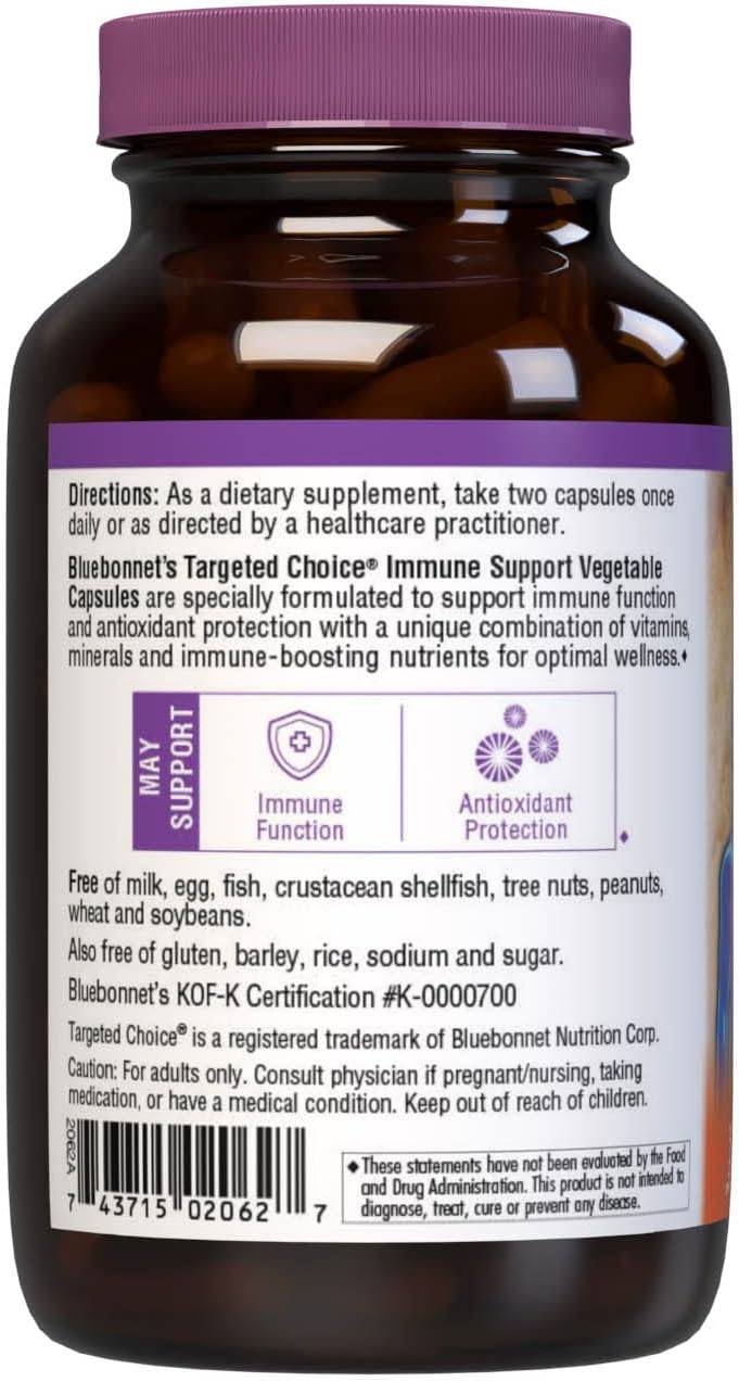 Bluebonnet Nutrition Targeted Choice Immune Support - with Vitamins, M