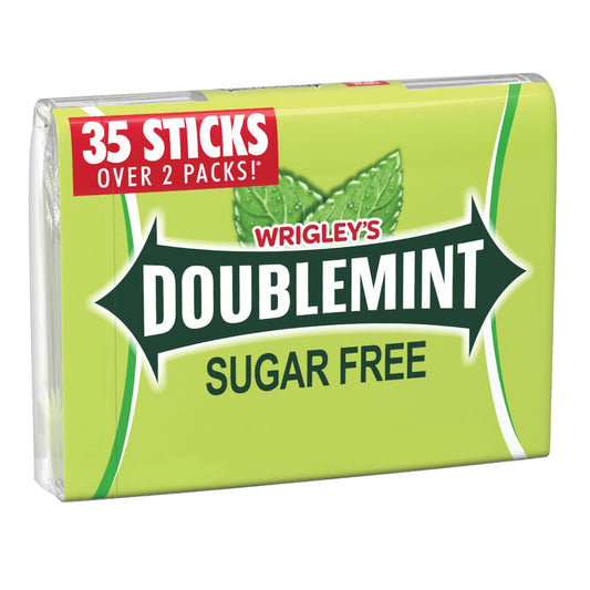 DOUBLEMINT Gum 35 stick SugarFree MegaPack 4.7 oz -Pack of 6