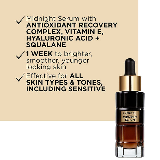 L'Oreal Paris Age Perfect Midnight Serum - 1 - (2-Pack Anti Aging Serum)