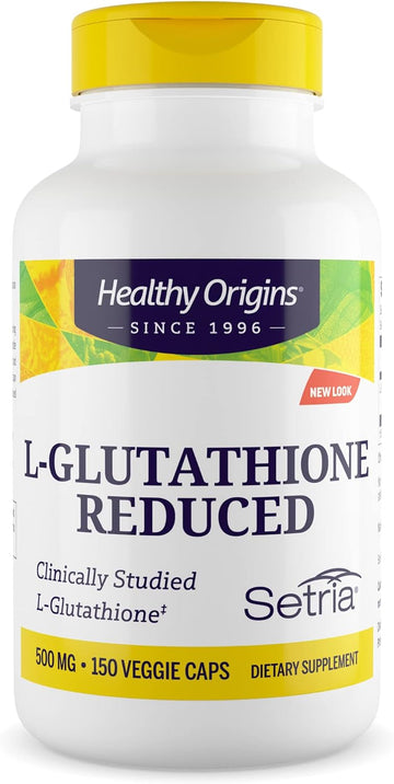 Healthy Origins L-Glutathione (Setria) Reduced, 500 mg - Immune Suppor