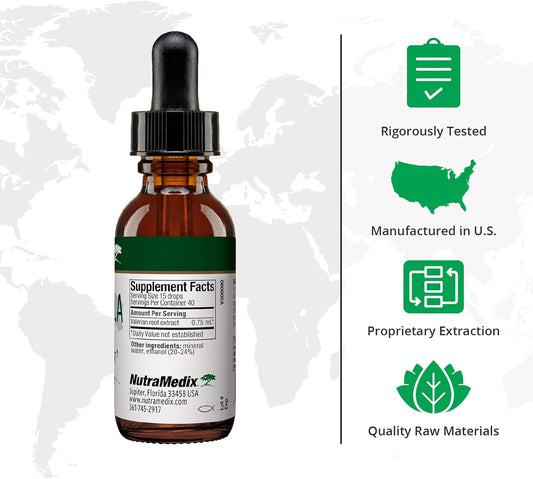NutraMedix Amantilla Tincture - Valerian Root Extract for Stress Suppo
