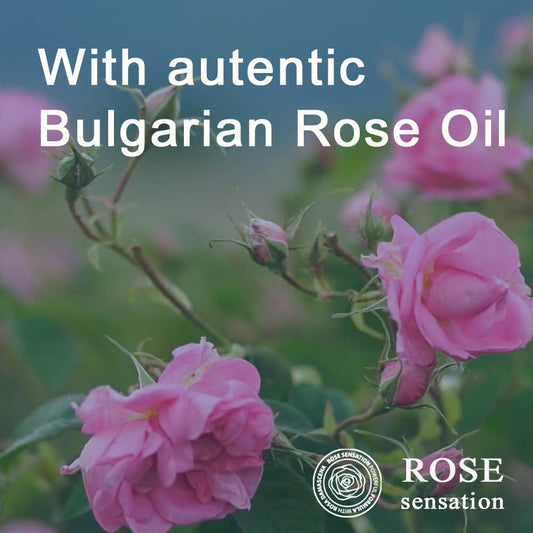 Rose Sensation Moisturizing Rose Scented Lotion - Premium Bulgarian Rose Oil Body Lotion for Women with Pure Rose Water and Rose Essential Oils, Safe for Sensitive Skin, Non-Greasy Formula, 10