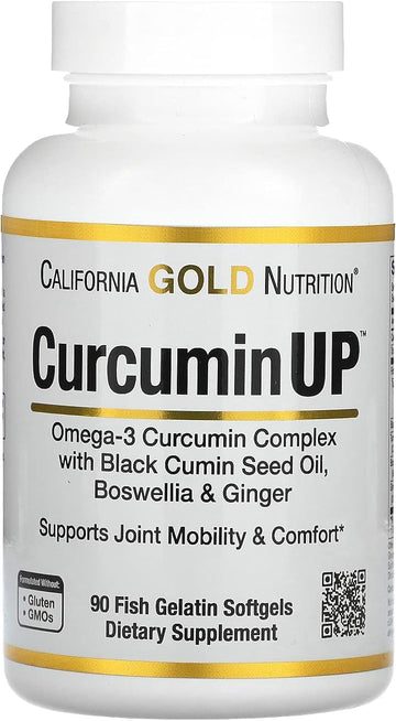 Curcumin UP, 90 Fish Gelatin Softgels, California Gold Nutri