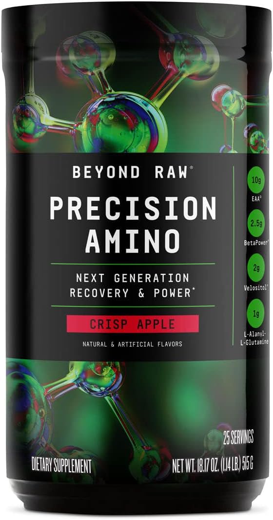 BEYOND RAW Precision Amino: Crisp Apple - 25 Servings
