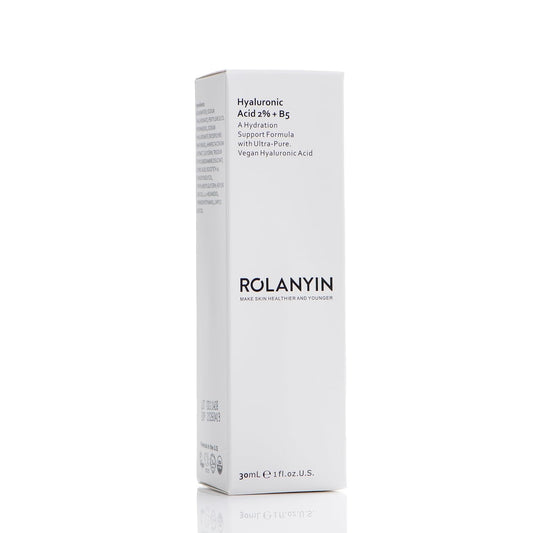 ROLANYIN Hyaluronic Acid 2% + B5 30 1   A Hydration Support Formula with Ultra-Pure Vegan Hyaluronic Acid and Vitamin B5