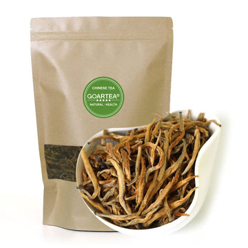 GOARTEA Nonpareil Supreme Yunnan Black Tea - Fengqing Dian Hong Dianhong Loose Leaf Chinese Tea