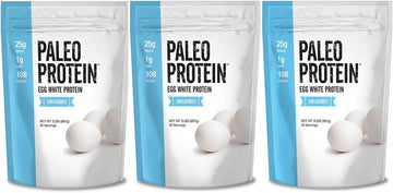 Julian Bakery Paleo Thin Protein Powder | Egg White | Unflavored | 25g6 Pounds