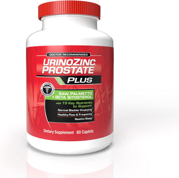 Urinozinc Plus - Prostate Supplement with Beta Sitosterol & Saw Palmet