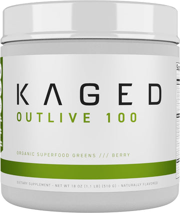 Kaged Organic Greens Superfood Powder | Berry | Wellness with Supergre