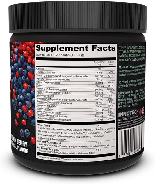 INNOTECH Nutrition: Fasting Days Intermittent Fasting Drink Mix - Mixe