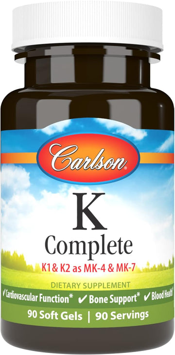 Carlson Labs K Complete Softgels, 90 Count