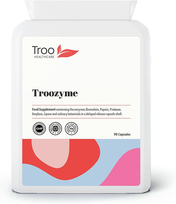 Troozyme Digest-Tonic Digestive Enzymes Supplements - 90 Capsules | Br80 Grams