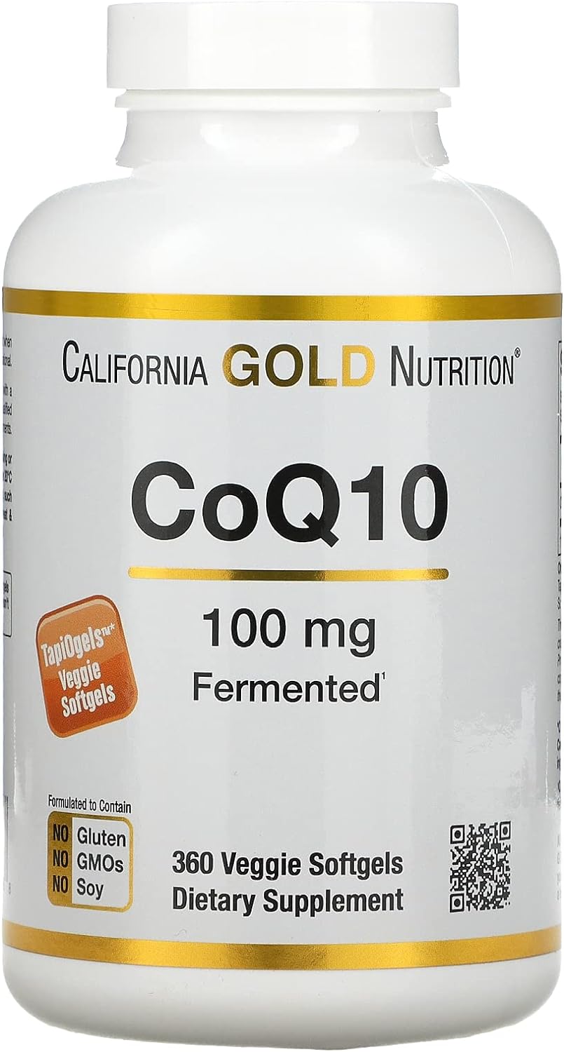 Coq10 100 Mg, Coenzyme Q10 Ubiquinone Usp, Supports Mitochon