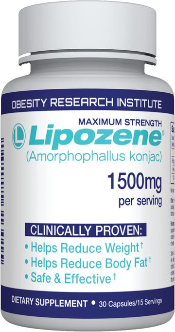 Lipozene? Diet Weight Loss Supplements - 1 Bottle 30 Capsules -30 Coun0.03 Ounces