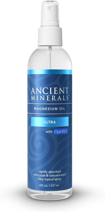 Ancient Minerals Magnesium Oil Spray Ultra with MSM - a Pure Zechstein