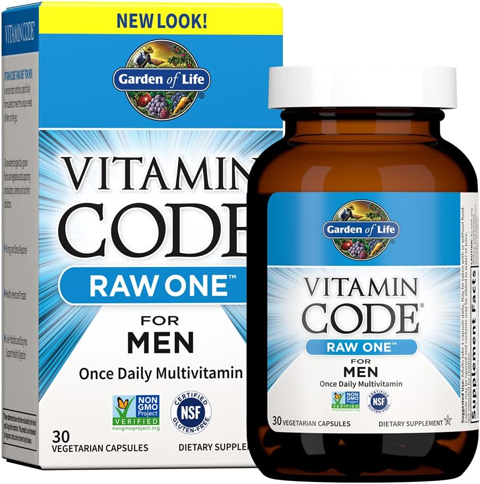 Garden Of Life Vitamin Code Raw One For Men, Once Daily Multivitamin F