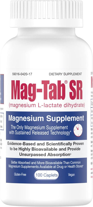 Extended Release Magnesium Lactate Delivery for 10x Better Absorption-