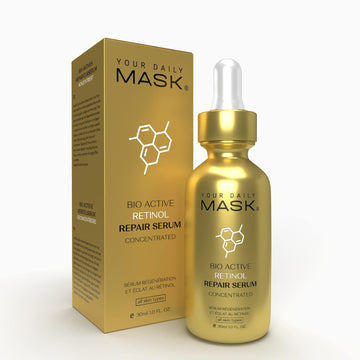 Your Daily Mask Retinol Serum for Face – Gentle Anti-Aging Serum with Retinol, Hyaluronic Acid, and Vitamin E for A More Youthful Feel – Skin Care Made to Improve Fine Lines & Wrinkles