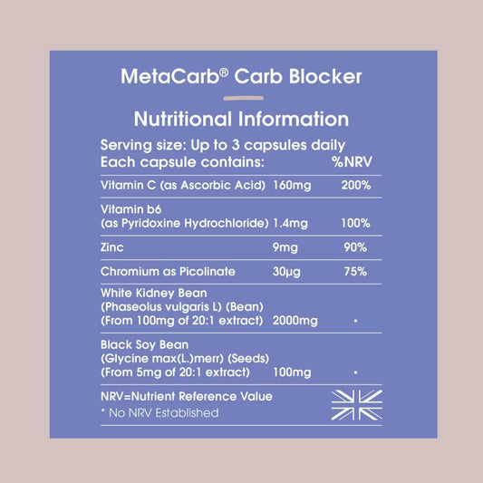 CARB Blocker MetaCarb? - High Strength Formulation with White Kidney B100 Grams