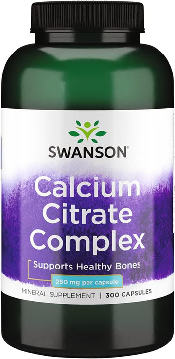 Swanson Calcium Citrate Complex Muscle Bone Health Support Mineral Sup